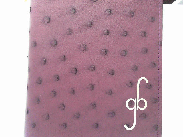 PASSPORT CASE- OSTRICH PURPLE