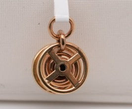 14K YG FIREHOSE CHARM