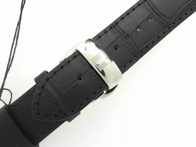 TISSOT BLUE LEATHER STRAP LUGS 21MM