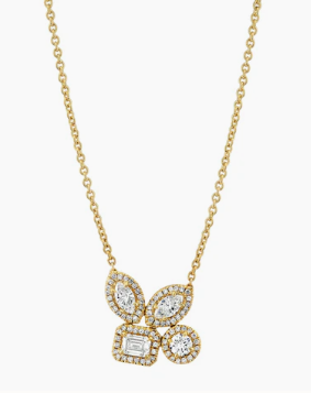 MICHAEL M 18K YG MONTAGE PENDANT 1.40CTW