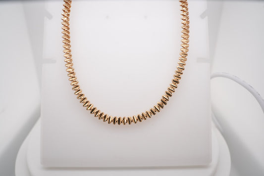 LADIES 14K YG FASHION NECKLACE