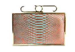 ATTACHE BOX CLUTCH - PYTHON MERMAID