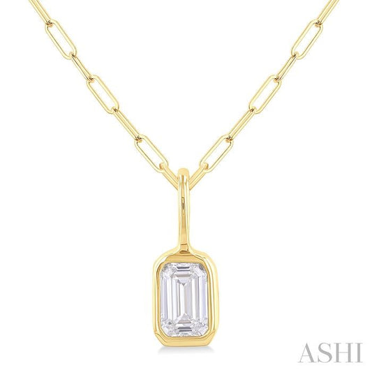 14K YG SINGLE STATION EMERALD  BEZEL  0.20CTW