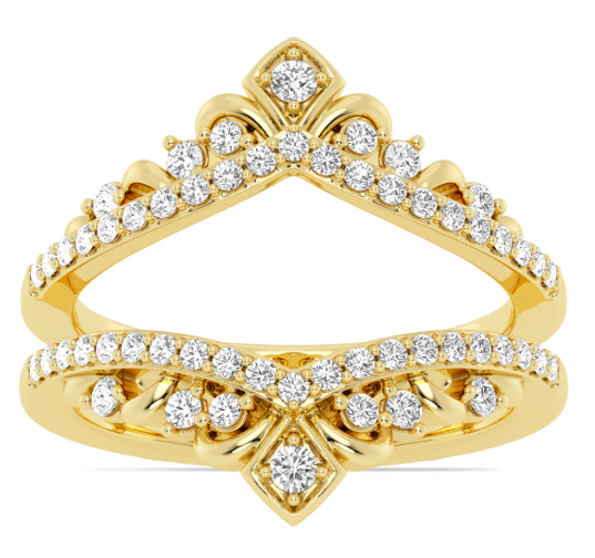 14KY 1/2CTW CROWN DIA ENHANCER