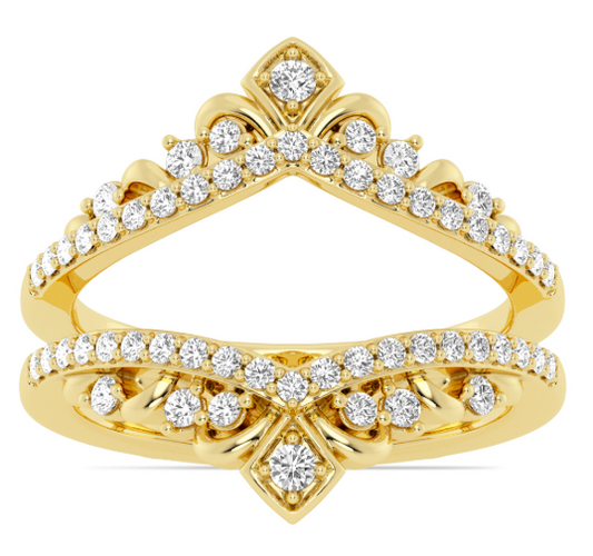 14KY 1/2CTW CROWN DIA ENHANCER