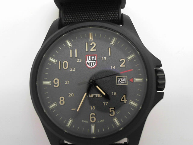 TIME DATE 43MM 10 ATM GREEN DIAL SAND PRINT