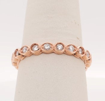 LADIES 14KR DIAMOND BAND 0.50CTW