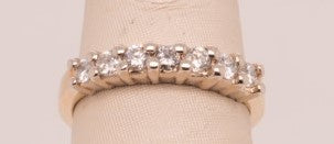 ESTATE 14K YG DIAMOND BAND APX 0.35CTW