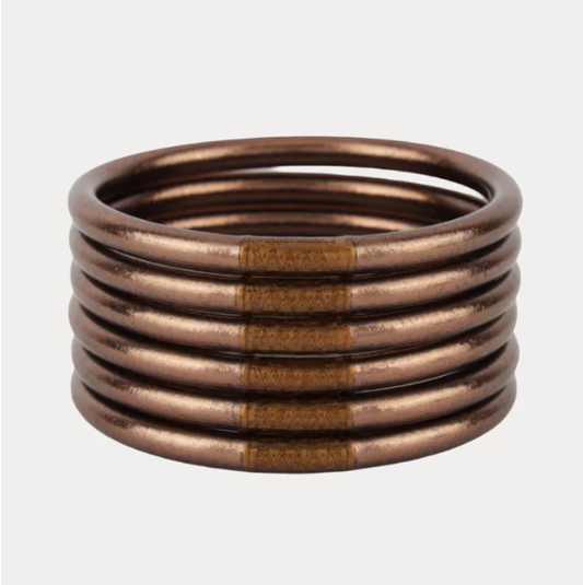 METEORITE ALL WEATHER BANGLES LG (SET OF 6)