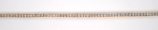 14KY DIAMOND TENNIS BRACELET APX 3CTW