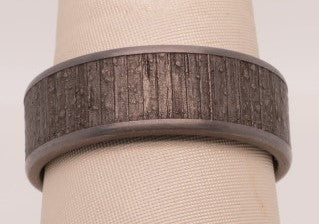 TANT-GREY 8MM STRGT EDGE WOOD SPLIT CENTER SZ 10