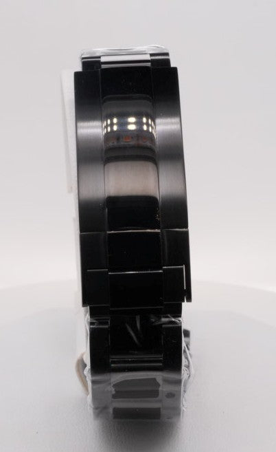 BLACK STAINLESS STEEL BAND FOR ROLEX
