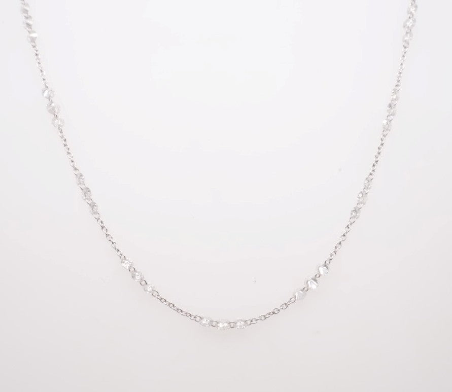 18K WG RUBY 2.59CTW AND DIAMOND 1.01CTW NECKLACE