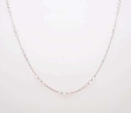 18K WG RUBY 2.59CTW AND DIAMOND 1.01CTW NECKLACE