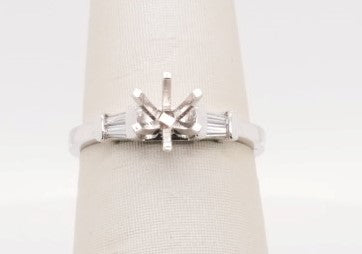 14KW 0.20CTW BGT SEMI MOUNT