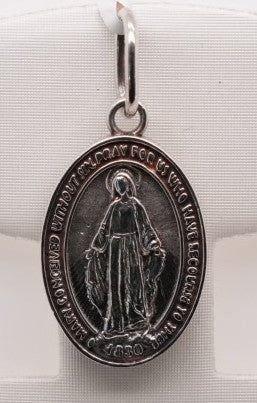 STERLING SILVER CUSTOM MIRACULOUS MEDAL