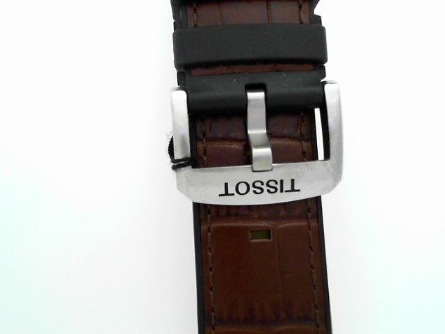 BLACK RUBBER AND LEATHER PARTS STRAP LUG