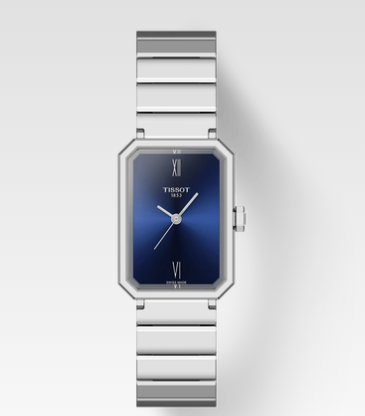 TISSOT SRV LDS SS BR RECT BL ROM