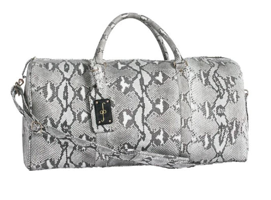 DUFFEL BAG - NATURAL PYTHON
