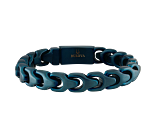 BLACK ONYX BEADS LION BRACELET