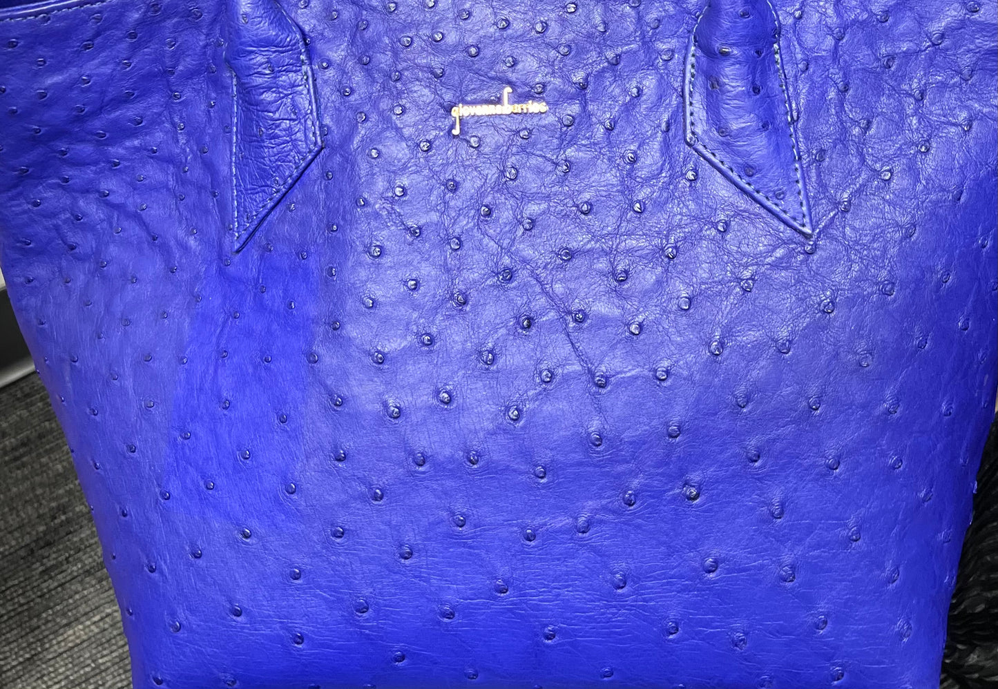 AMELIA TOTE - OSTRICH BLUE