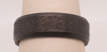 TANT 7MM  BEV EDGE FAUX MOKUME CENTER SZ 10