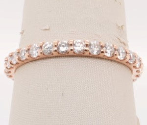 LADIES 14KR BAND 1.0CTW