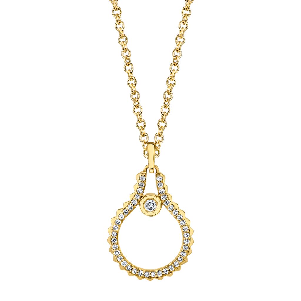 MICHAEL M 14K YG FASHION NECKLACE 0.23CTW