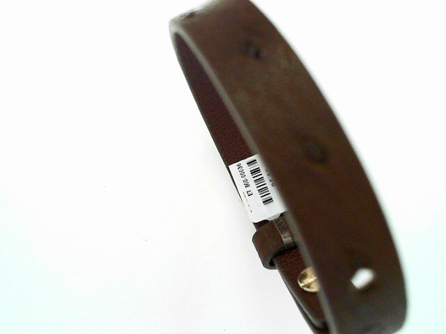 OSTRICH BRACELET DARK BROWN