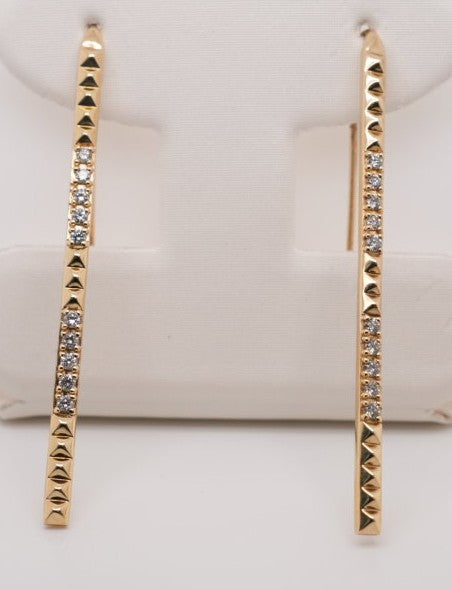 MICHAEL M 14KY FASHION EARRINGS 0.40CTW