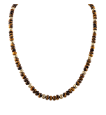 BLACK ONYX BEADS LION BRACELET