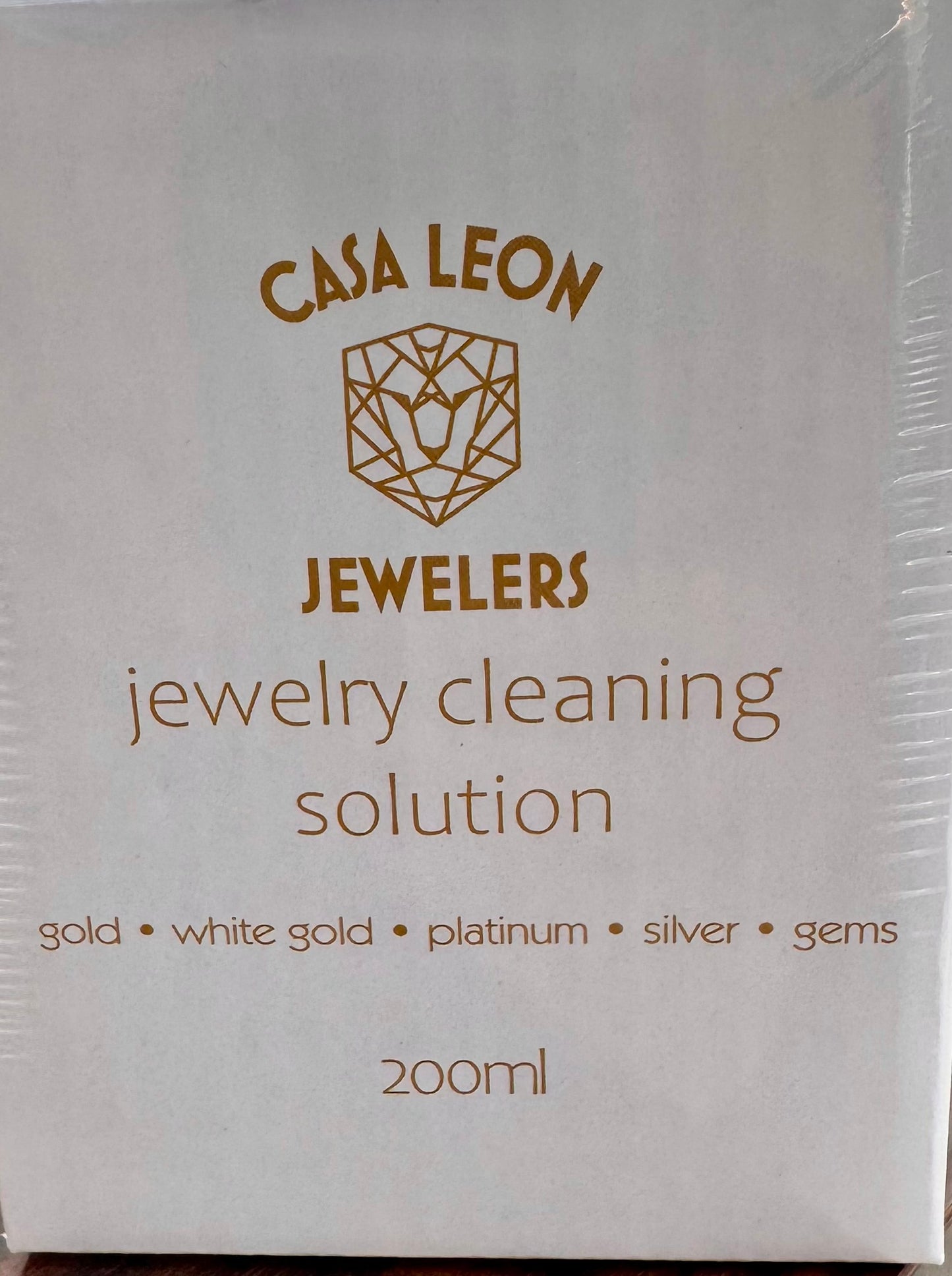 200ML Jewelry Cleaner Solution With Brush and 4 Layer Cloth