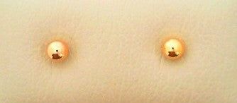 14KR 4MM BALL STUDS