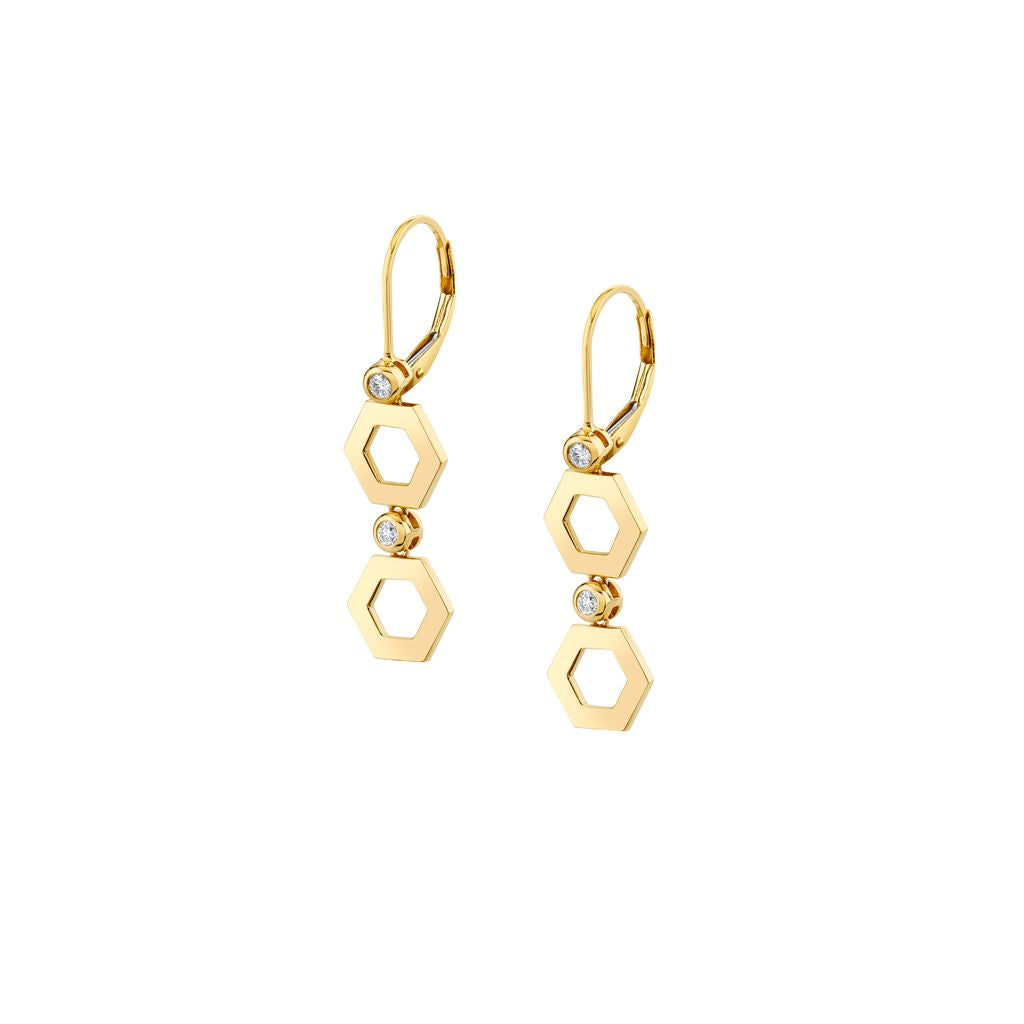 MICHAEL M 14KY FASHION EARRINGS 0.14CTW