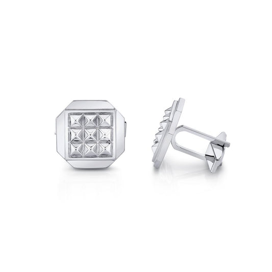 MICHAEL M GTS PYM STERLING SILVER CUFF LINKS