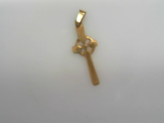 14K YG CROSS