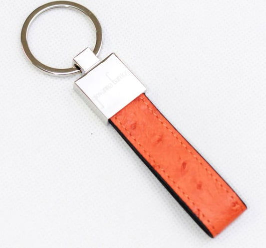 KEY HOLDER OSTRICH - ORANGE