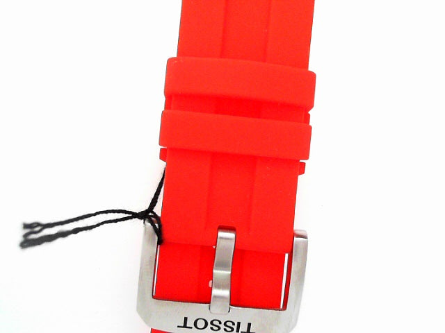 TISSOT RED SILICONE STRAP 2222