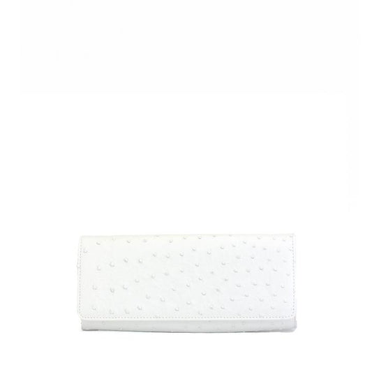 SASSIVETTE CLUTCH - OSTRICH PEARL