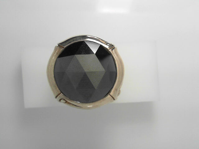 LADIES JOHN HARDY HEMATITE ROUND RING