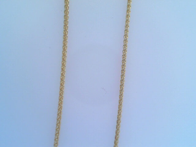 14KY 20" 1.2MM ROUND WHEAT CHAIN