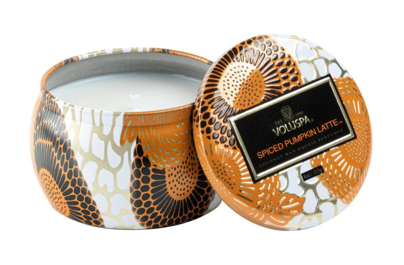 VOLUSPA Spied Pumpkin Mini Tin