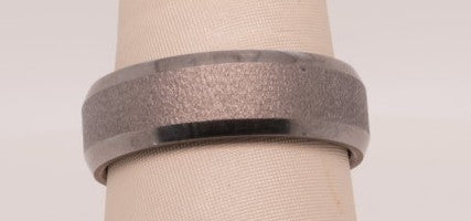 TANT-GREY  7MM  BEV EDGE WIE BRUSH CENTER  SZ 10
