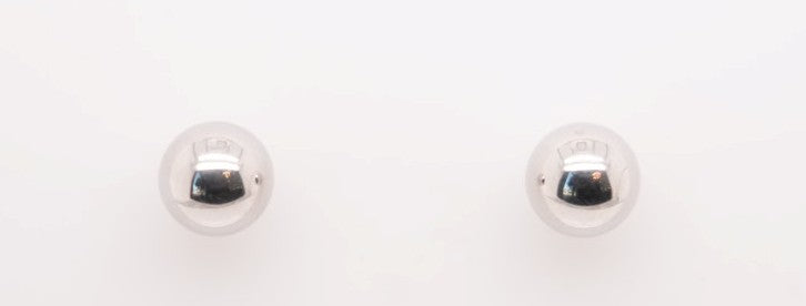 14K WG 8MM BALL STUD