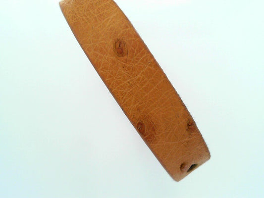 OSTRICH BRACELET LIGHT BROWN