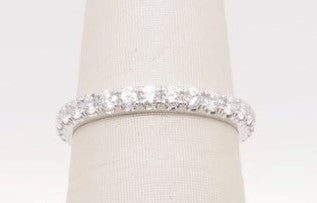 MICHAEL M 18K WG BAND 0.80CTW R320B