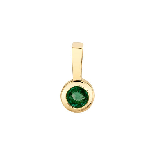 14KY FASHION PENDANT EMERALD