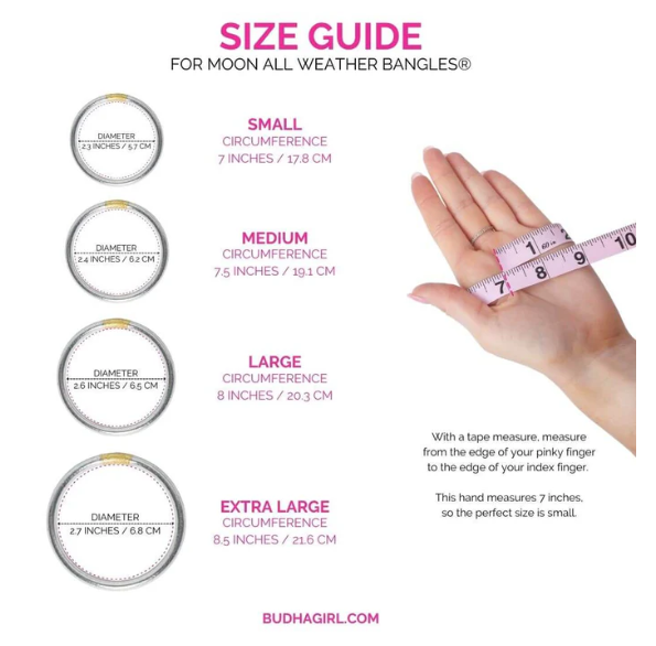 ROSE GOLD ALL WEATHER BANGLES MD SET OF 9