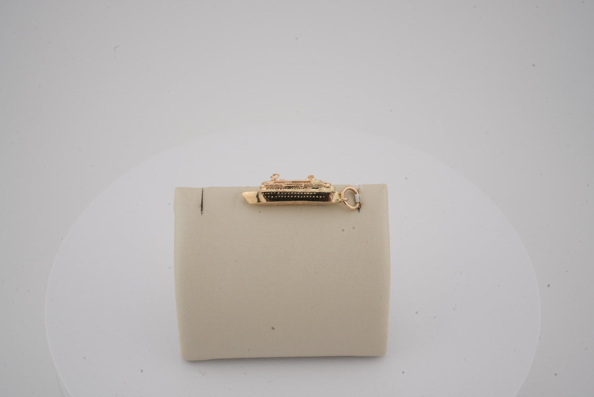 14K YG CRUISE SHIP CHARM
