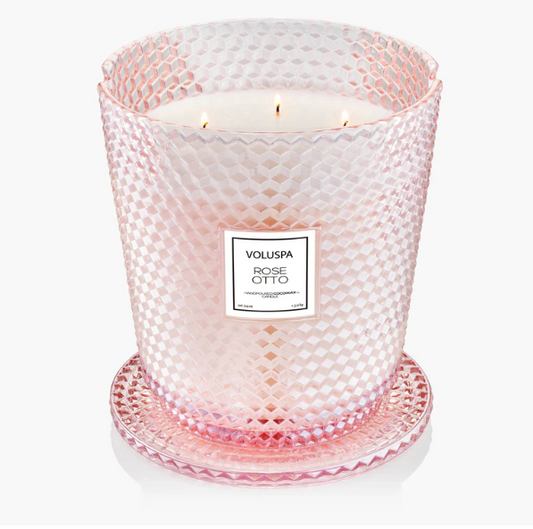VOLUSPA 5 WICK HEARTH ROSE OTTO